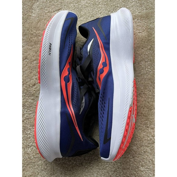 Saucony Ride 15 Men’s Size 11.5 PWRRUN ‘Sapphire Vizired’ Running Shoe S20729-16 main image 12